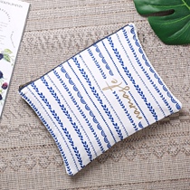 Thickened canvas ticket bag file bag A5 B5 file bag invoice receipt file Ipad tablet storage bag