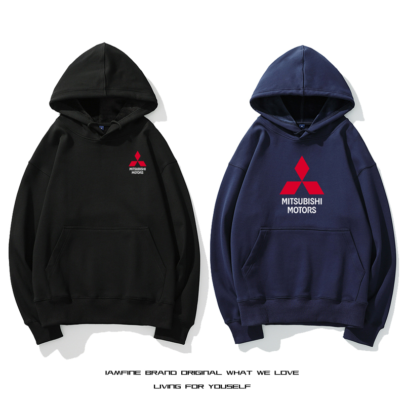 Mitsubishi Racing Jdm Japanese Style Hooded Sweatshirt Evo Modified Car Enthusiast Cultural Shirt Car Club Gathering Clothing Autumn and Winter Mitsubishi Racing Jdm Japanese Style Hooded Sweatshirt Evo Modified Car Enthusiast Cultural Shirt Car Club Gathering Clothing Autumn and Winter