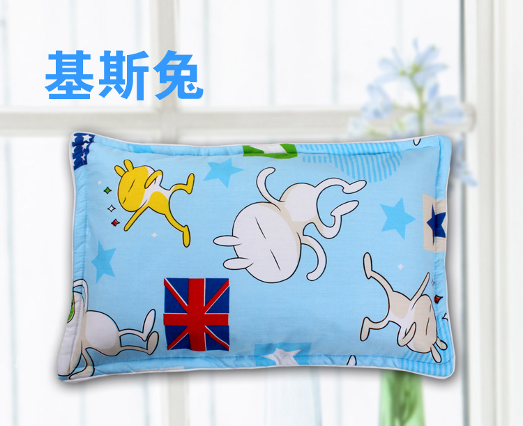 Trẻ em dày bông gối bông gối hoạt hình dễ thương học sinh mẫu giáo bông áo gối 50 * 30cm - Gối trường hợp gối nước