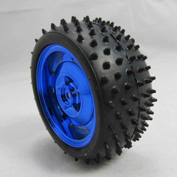 85MM rubber trolley wheel width 38MM trolley tire intelligent tracking trolley chassis robot accessories