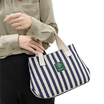 New Fashion Handbag Bags Womens Bags Casual Streaks Striped Bags 100 Hitch Fabric Bags Light Work Retro