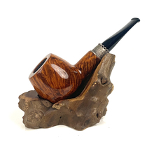 Marigold pipe rack pipe seat display rack root nodule tree nodule old material creative personality handmade ornaments