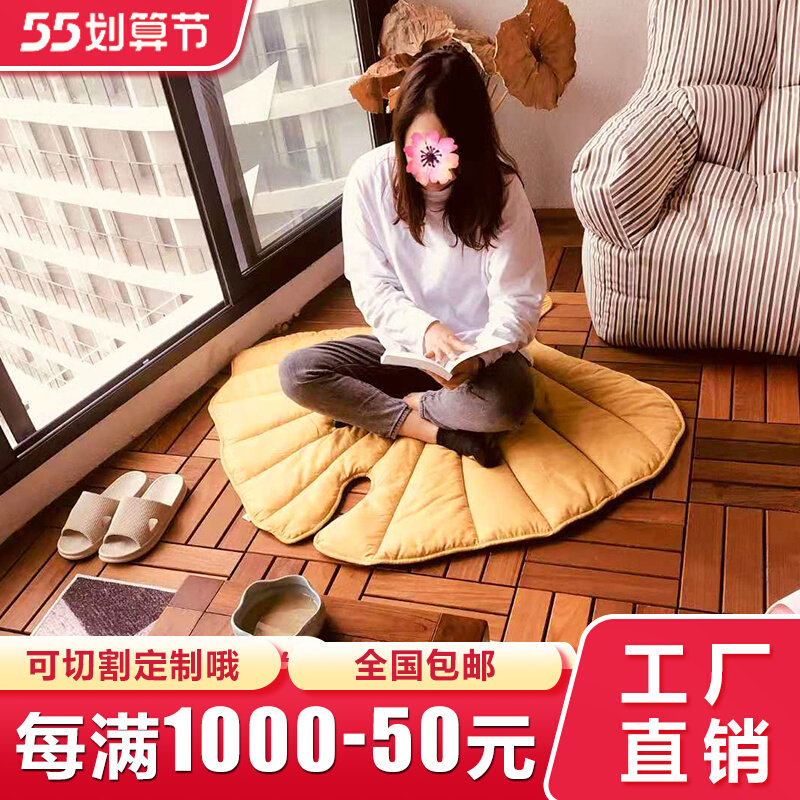 Anti-corrosive wood outdoor assembly floor balcony terrace terrace garden outdoor solid wood splicing ground laying Brazilian heavy ants wood