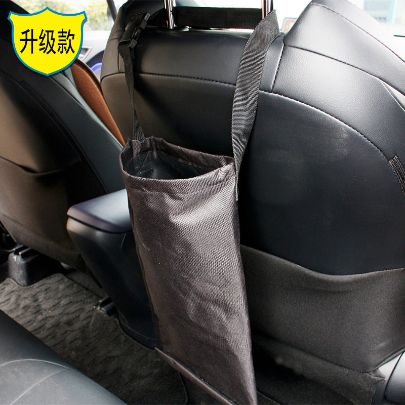 Large capacity on-board garbage bag suspended trash can car storage bag containing hanging bag deviner can be reused