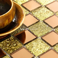 25 золотых зеркал + чайный бриллиант