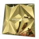 Трехмерная поверхность треугольника Золотой глянец