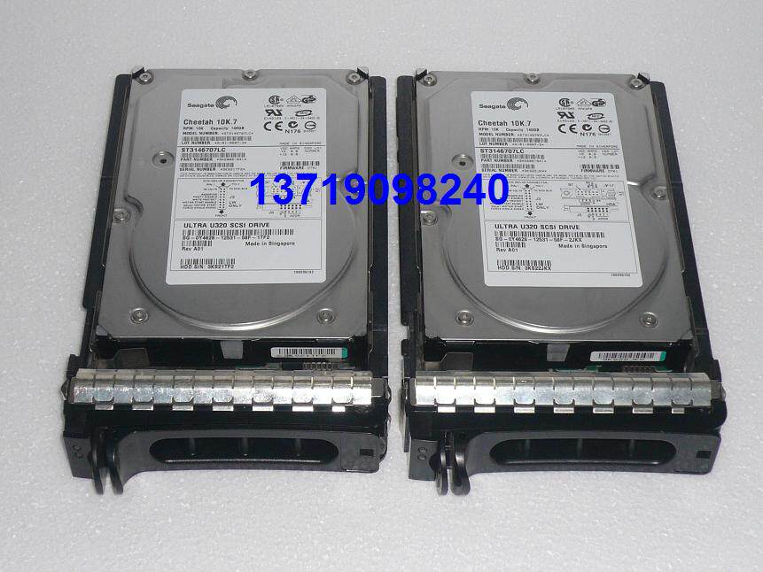Seagate ST3146707LC 146g 10k U320 80-pin SCSI Hard Drive dell 0y4628 0gc828