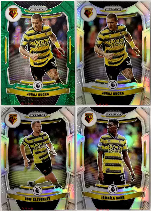 Футбольная карта Sal Cleverly Kuka Panini 2122 призм серебристый отблеск зелёный mojo складной