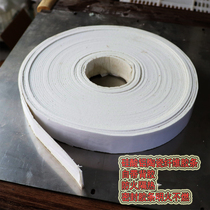 Ceramic fiber rubber strip flame retardant duct seal aluminum silicate fiber strip self-adhesive fireproof heat insulation flange gasket seal strip