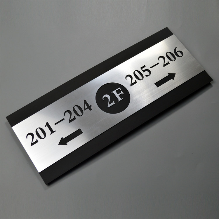 Hotel guest house number custom floor card room sign floor index guide sign
