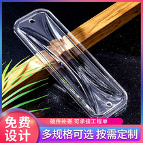 Colored high-transparency glass brick partition wall crystal brick screen hanging piece entrance stainless steel hanging piece custom entrance crystal