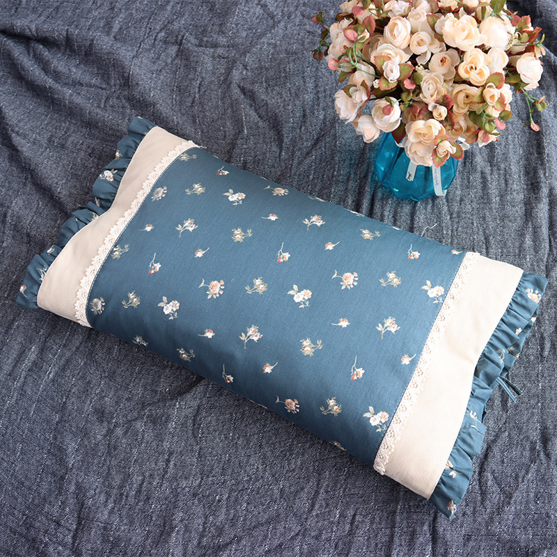 Buckwheat Pillow Single Adult Buckwheat Leather Pillow Core full cotton Korean pillowcase can be individually disassembled for cervical spine sleep