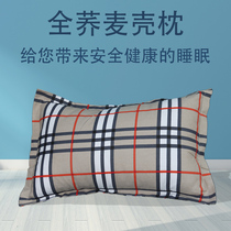 Buckwheat full cotton full buckwheat leather hard pillow core single double domestic adult pillow buckwheat shell cervical spine Summer cool pillow