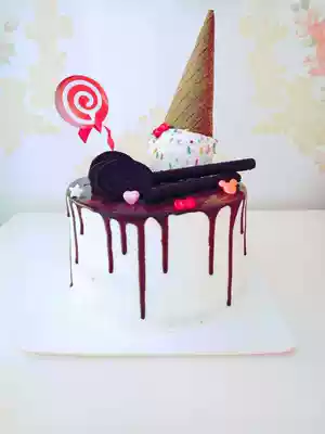 Rice rabbit baking crispy egg cone shell ice cream cone shell cake decoration cone baking ingredients