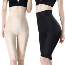 Autumn and winter velvet thick shaping warm pants Extended five-point flat foot warm underwear base slim corset leggings