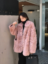 DALU loose temperament profile fashionable Tuscan fur fur fur coat women 2019 Autumn Winter