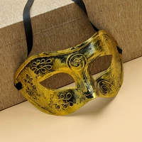 Маска для лица синего принца, покрытая древним золотом