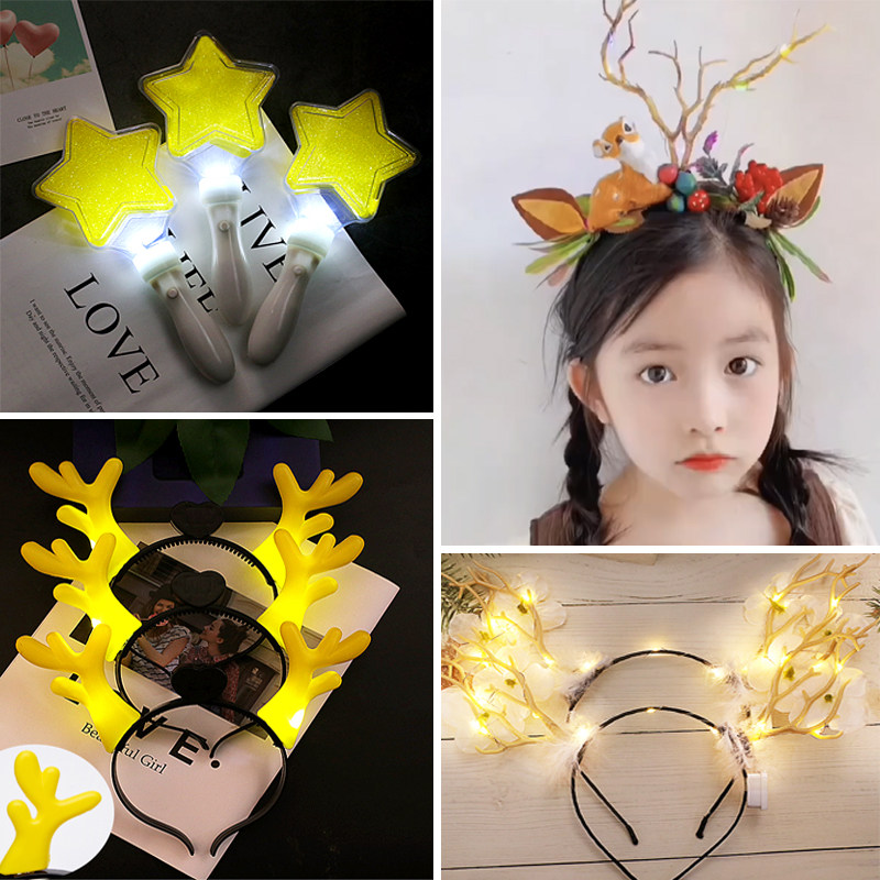 Deer Han Concert Should Aid Stars Fluorescent Stick Sparkling Atmosphere Props Pentagram Toy Luminous Stage Handheld-Taobao