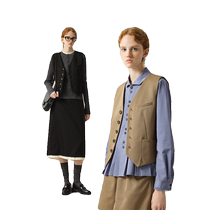 High-end intelligent wardrobe EIN Yan intelligent commuting deep-cut V-neck artistic suit vest 24 early autumn new style