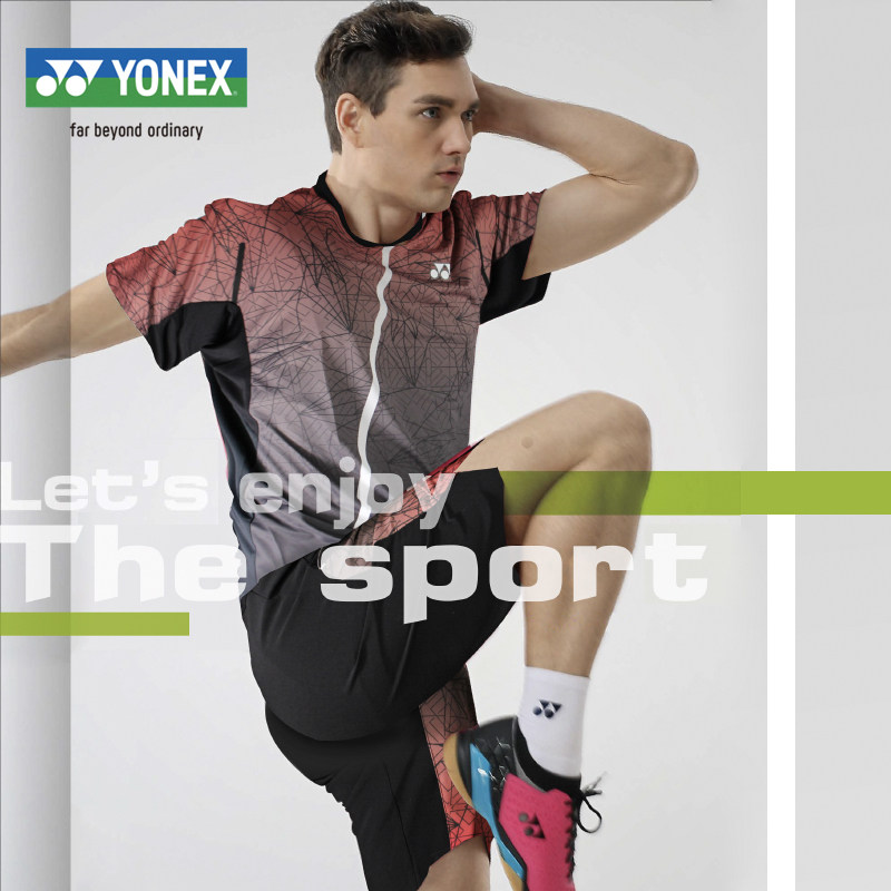 Lin Dan World championship Yonex badminton suit YY men's short-sleeved shorts suit 110010 2020 jersey