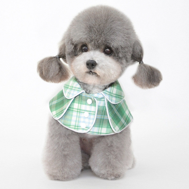 British style dog shawl dog cat false collar pet triangle scarf Teddy teacup dog bib scarf neck bib scarf