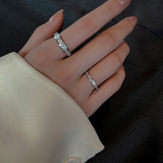 2025 New Matte Couple Rings for Men and Women, Niche Design Plain Band Index Finger Rings, Minimalist Style Rings, Trendy on Instagram