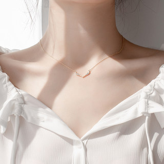 2025 New Model Pure Silver Jewelry Light Luxury Niche Design Necklace for Women Ins Minimalist Style Versatile Clavicle Chain