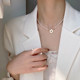 Baroque Pearl Necklace 2025 New Women's Light Luxury Niche Design High-end Love Clavicle Chain Accessories Trendy