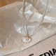 Shell Pearl Pendant Necklace Women's 2025 New High-end Light Luxury Niche Summer Clavicle Chain Neck Accessories