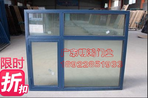 Manufacturer Direct sales steel A Class B Class fixed fireproof door and window push-pull fire protection window fire protection certificate complete