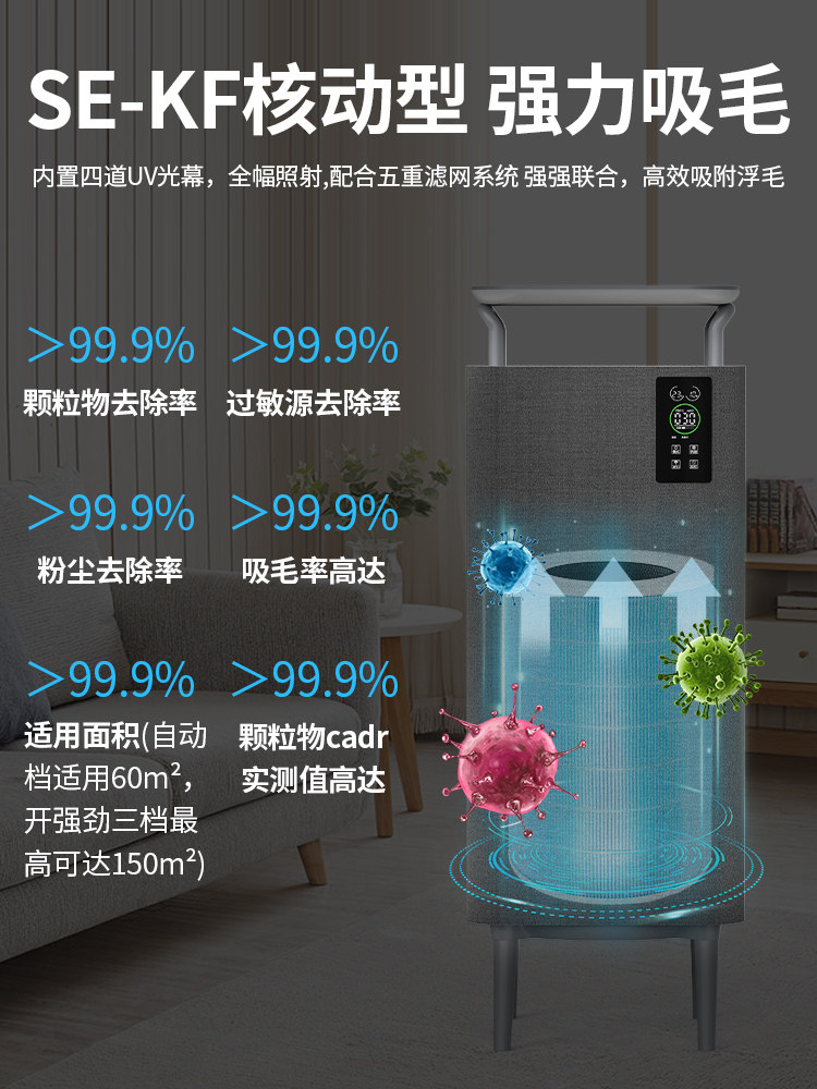 Air Purifier for Pets, Specifically for Removing Floating Cat Hair, Cat Hair Remover, Dog Hair Remover, Cat Hair Removal and Purification Machine