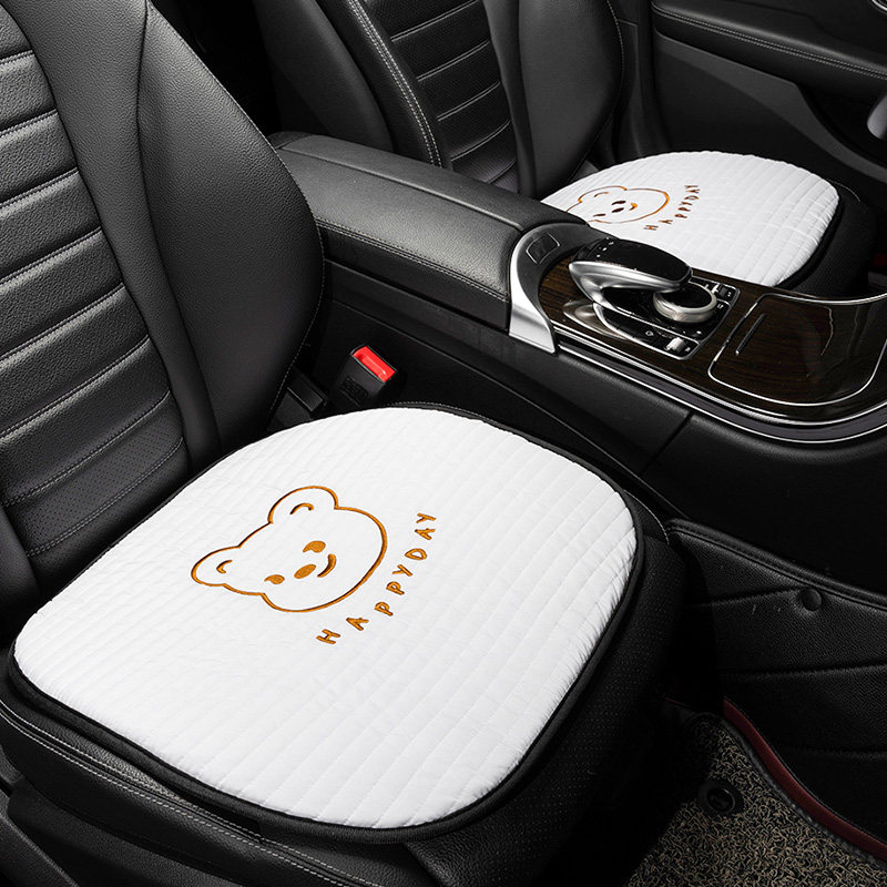 Cute car cushion monolithic Four Seasons universal ins net red goddess?Chair cushion on-board car cushion for the winter season