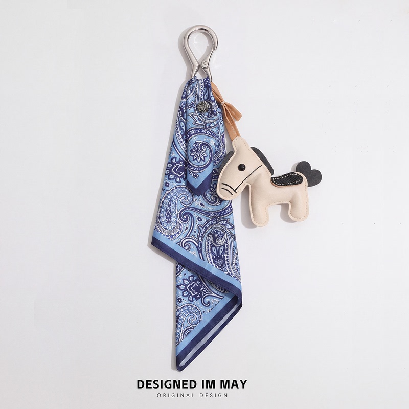 Im May Original Niche Design Paisley Paisley Scarf Pants Accessory Keychain Backpack Pendant Silk Scarf Im May Original Niche Design Paisley Paisley Scarf Pants Accessory Keychain Backpack Pendant Silk Scarf