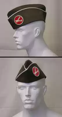 Reengraving the US World War II Airborne Division Glider Paratrooper Summer Boat Cap Army Green Boat Hat Embroidery Cap Embroidery Cap Emblem