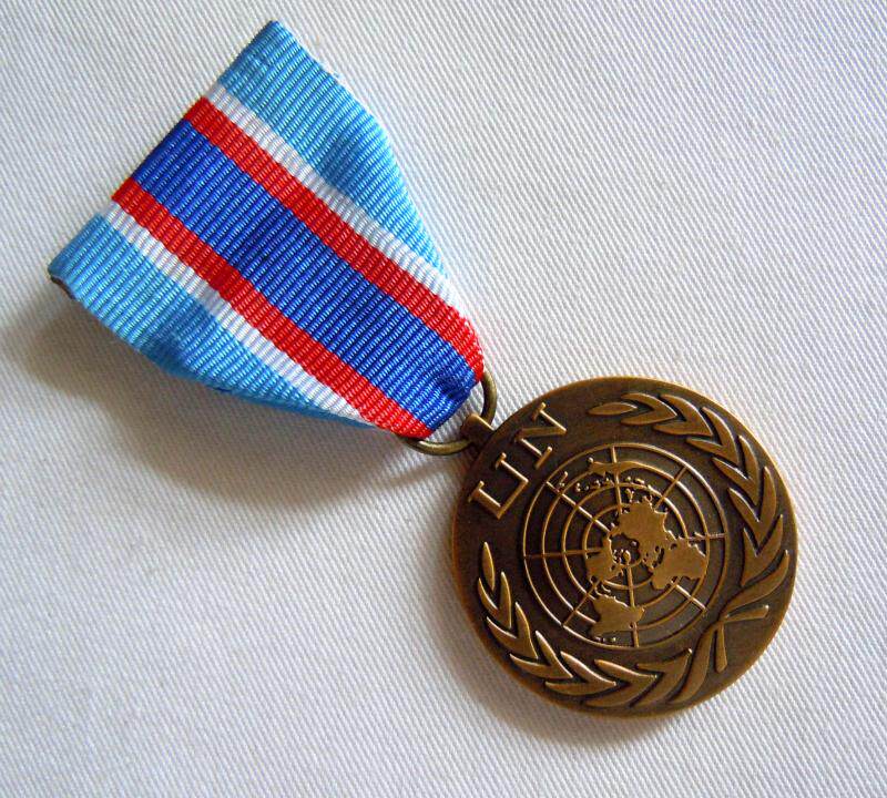 UN Liberia Action Medal Peacekeeping Medal UN Mission Mission Qualification Medal