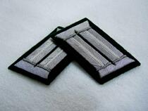 Original style German infantry officer Indian silk embroidery collar wire embroidery collar