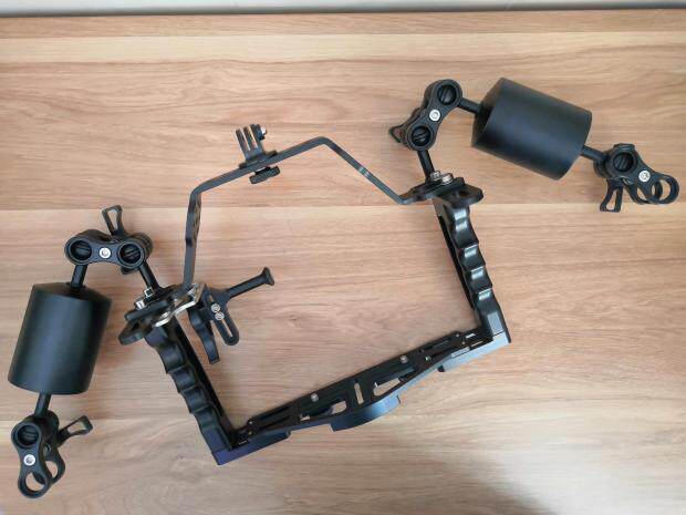 Multifunctional diving camera case holder tg4 tg5 Meikang weefine waterproof protective cover shutter trigger lift