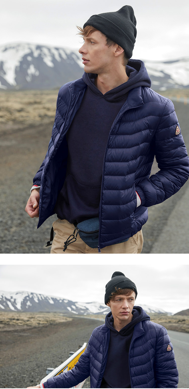Blouson homme BOSIDENG    en Nylon - Ref 3123063 Image 20