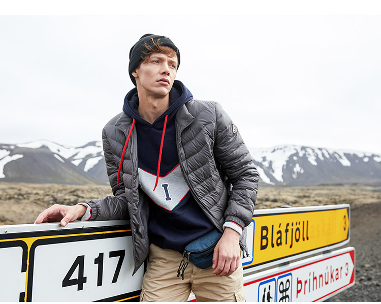 Blouson homme BOSIDENG    en Nylon - Ref 3123063 Image 23