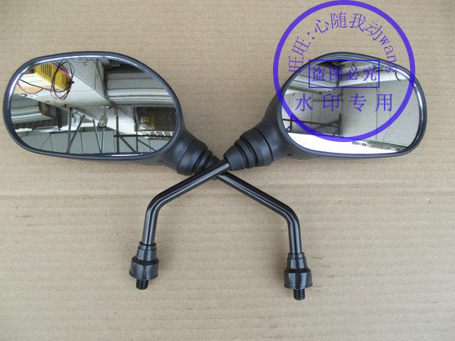 Applicable Ling Wood Gallop GT125 Rear Mirror QS125-5 Viewfinder Rear Mirror Mirror Rearview Mirror Moron Accessories