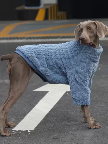 Одежда для собак, одежда для больших собак Лабрадор золотистый ретривер Сацума, двусторонняя утолщенная зимняя одежда, пижамы для защиты живота собаки