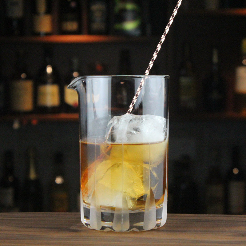 Japan-style Wine Glass Mixing Glass Crystal glass Martian stirring Cup Hand Carved winemaker