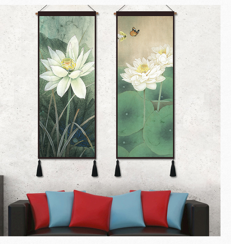 Phòng khách sơn trang trí hiện đại Trung Quốc sofa nền tường tấm thảm nhà hàng Bắc Âu tấm thảm ấm áp phòng ngủ đầu giường bạt - Tapestry 	thảm treo tường 3d