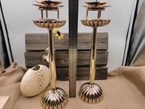 Large orange lantern Tang Mi Dong Mi Shingon Sect 39cm orange lantern weighs 4 3kg a pair of orange lanterns