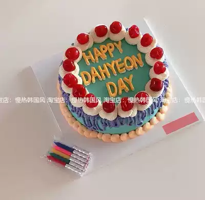 Korea ins birthday candles a set of selling birthday party decoration colored candles