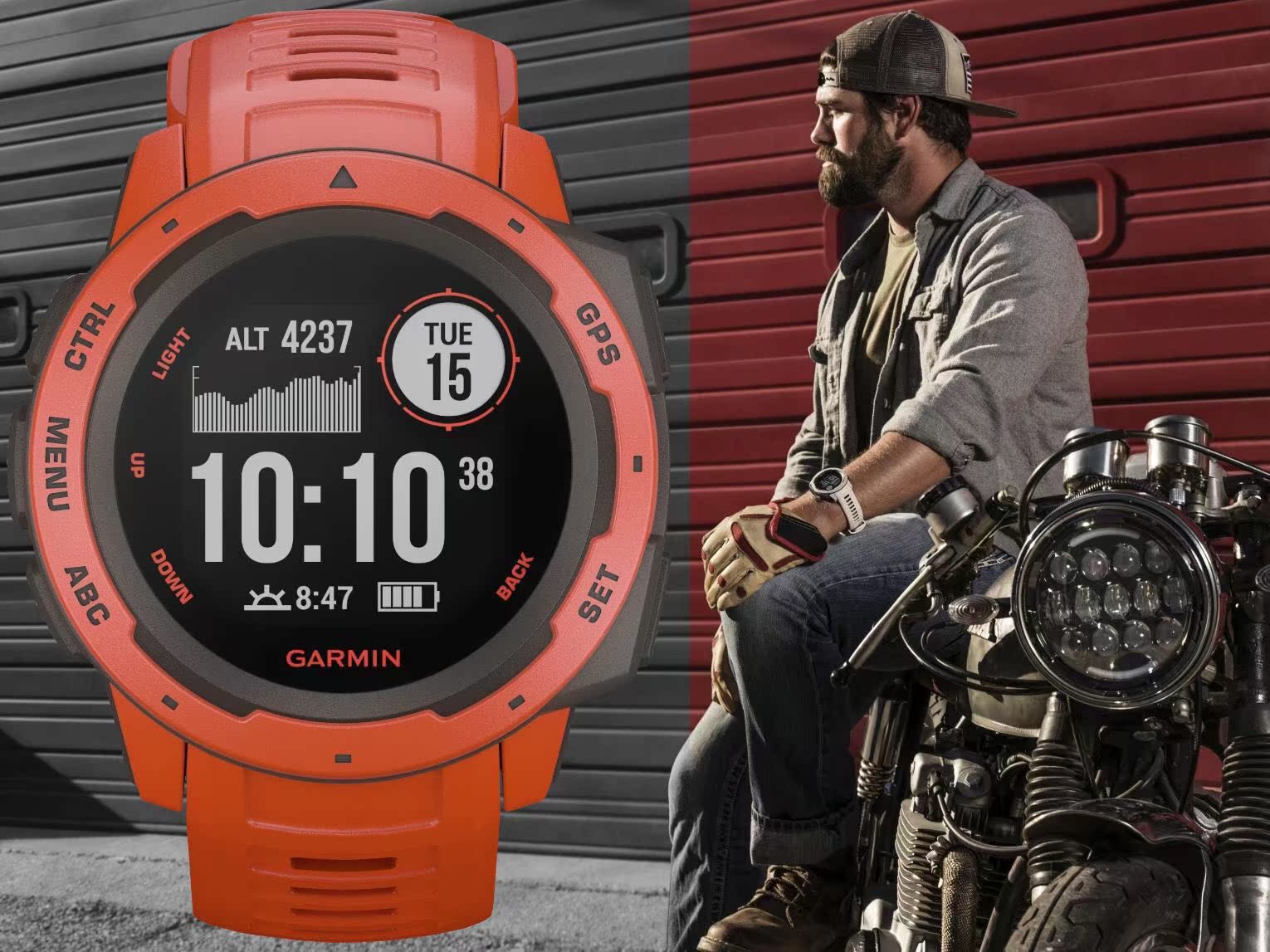 Garmin Garmin Bản năng phiêu lưu ngoài trời theo bản năng - Giao tiếp / Điều hướng / Đồng hồ ngoài trời đồng hồ chống nước