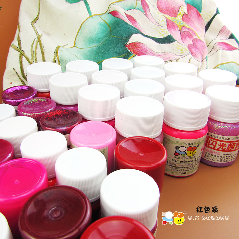 Better than propylene with six colours Hand Painted hand-painted T-shirt Paint Hand-painted Diy Shoes 30 ml Red Department