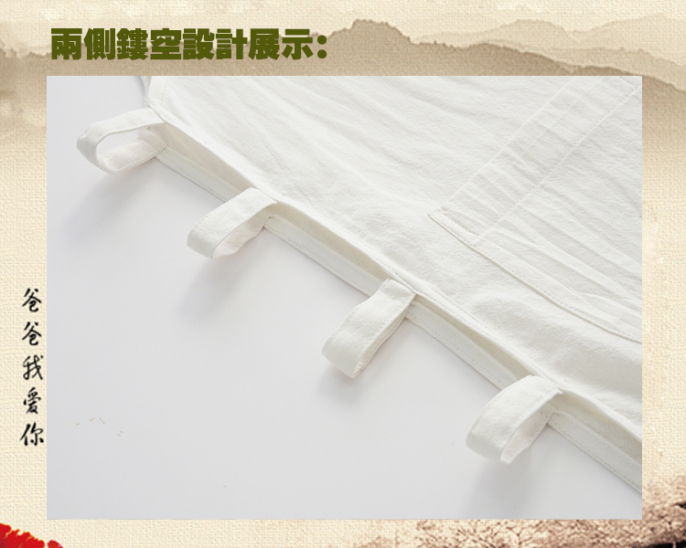 Mùa hè mỏng phần cotton và lanh Tang phù hợp với vest nam vest Ma Yi Phong cách Trung Quốc Hanfu vest vai ông già áo tình nguyện tùy chỉnh - Dệt kim Vest áo len dáng dài hàn quốc