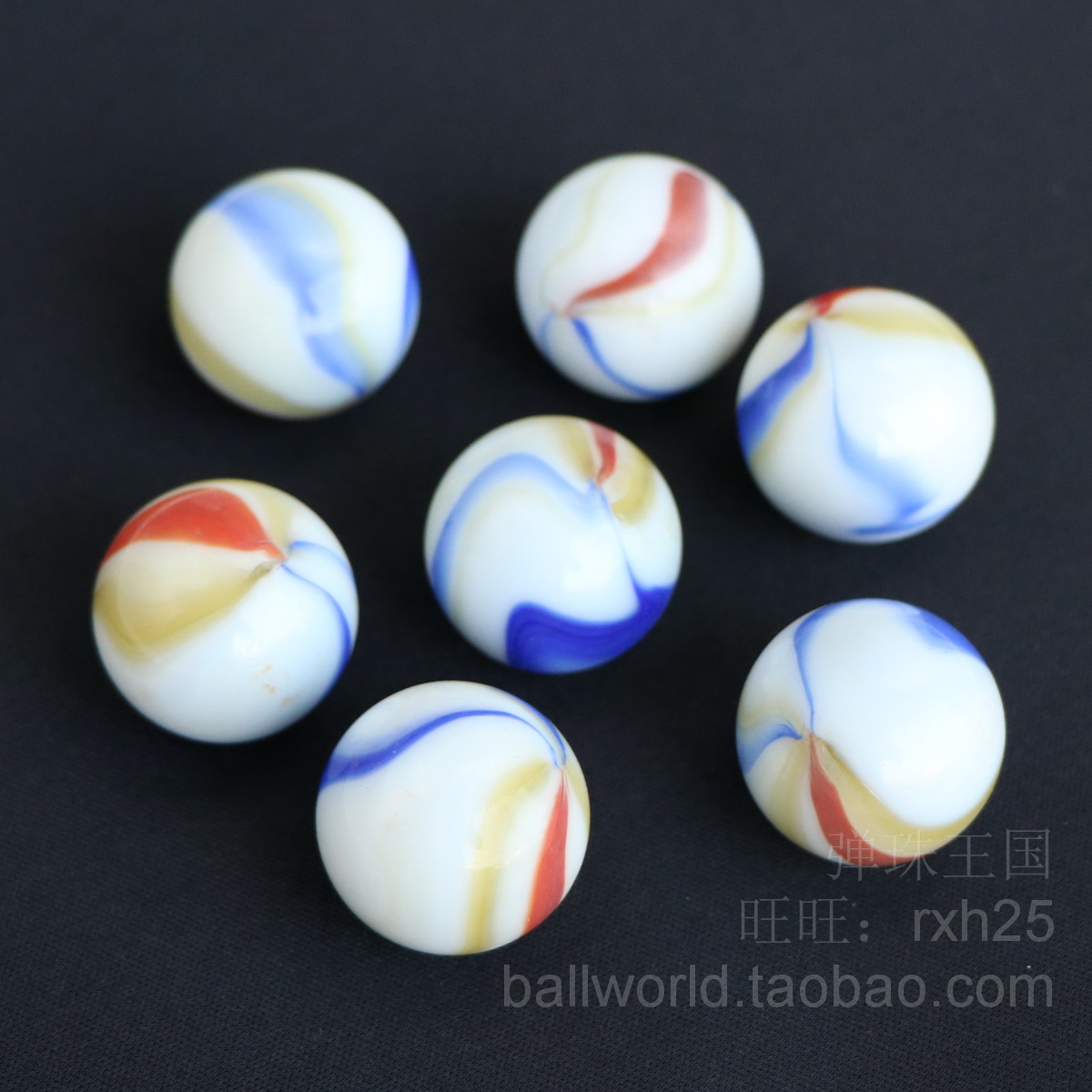 Selected cream Flower Color Glass Ball Fine Marbles Toy FISH TANK VASE DECORATIVE BOSON REAL COLOR BALL MULTICOLORED