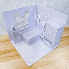 bjd场景道具娃屋 猫仔匠比ob11芭小布bjd8分6分棉花娃娃30cm迷你场景娃屋材料包